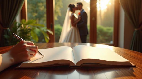 Comment immortaliser les émotions de votre mariage avec un livre d'or audio