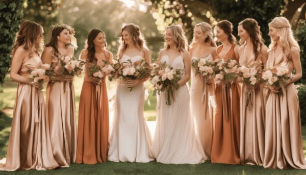 La robe demoiselle terracotta, un choix élégant et chic pour mariage
