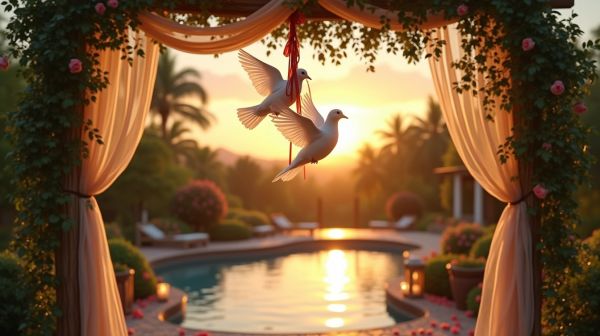 Lâcher de colombes : ajoutez une touche poétique à votre mariage