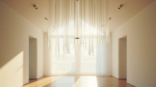Le rotin s'invite au plafond : la lumière naturelle en décoration