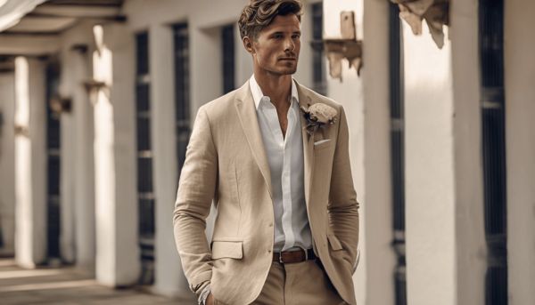 Simple et chic : optez pour une tenue mariage homme décontractée